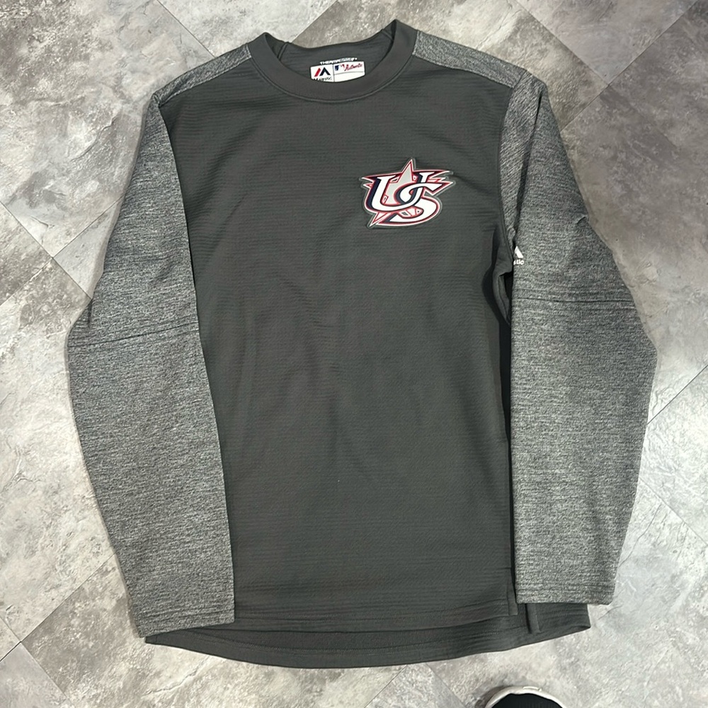 Majestic USA baseball pullover